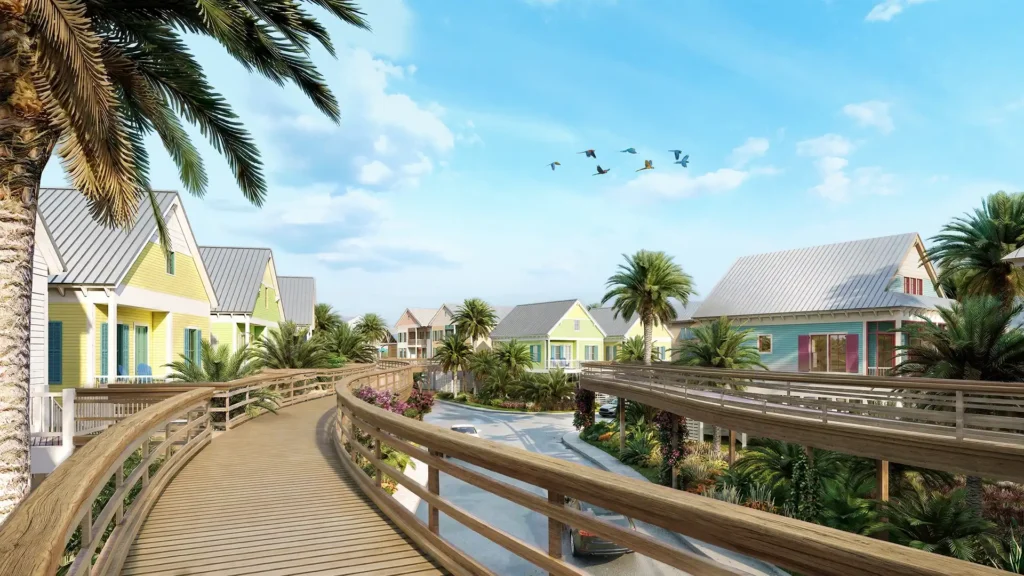 Rendering — Boardwalk at Margaritaville Beach Cottage Resort Galveston, TX